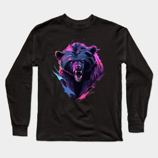 angry bear Long Sleeve T-Shirt